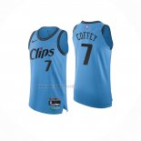 Camiseta Los Angeles Clippers Amir Coffey NO 7 Ciudad 2024-25 Azul